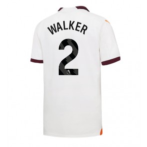 Manchester City Kyle Walker #2 Bortatröja 2023-24 Kortärmad